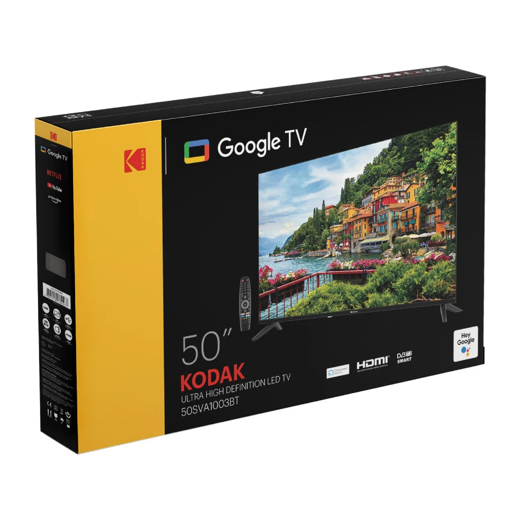 Kodak 50" 4K Smart TV Google TV 2025 en República Dominicana