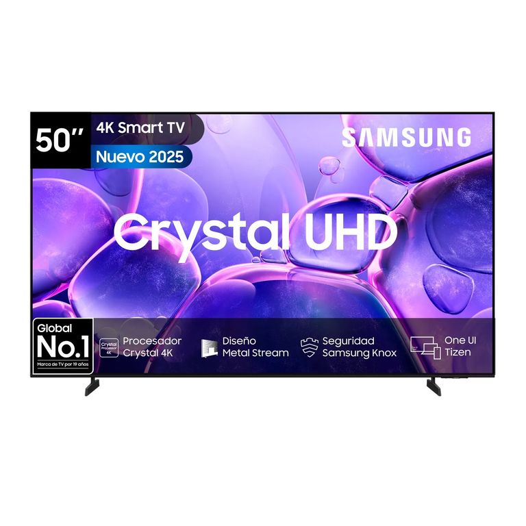 Samsung Smart TV Crystal U8000 50" 2025 en República Dominicana