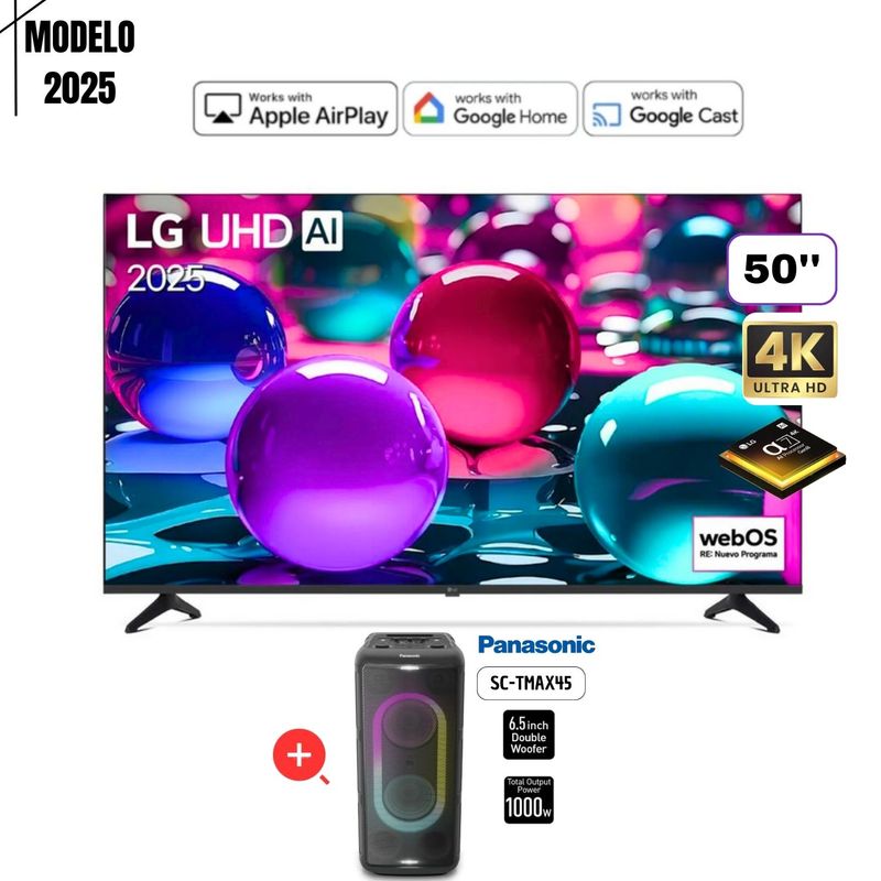LG Smart TV UHD 50" UA7300 ThinQ 4K
