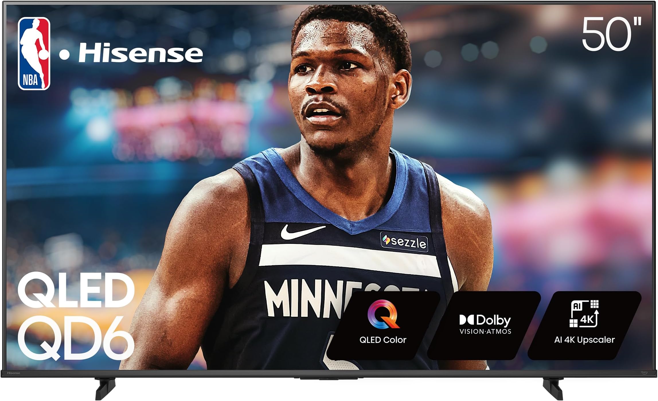 Hisense QD6QF TV QLED 50" 4K Fire 2025 en República Dominicana