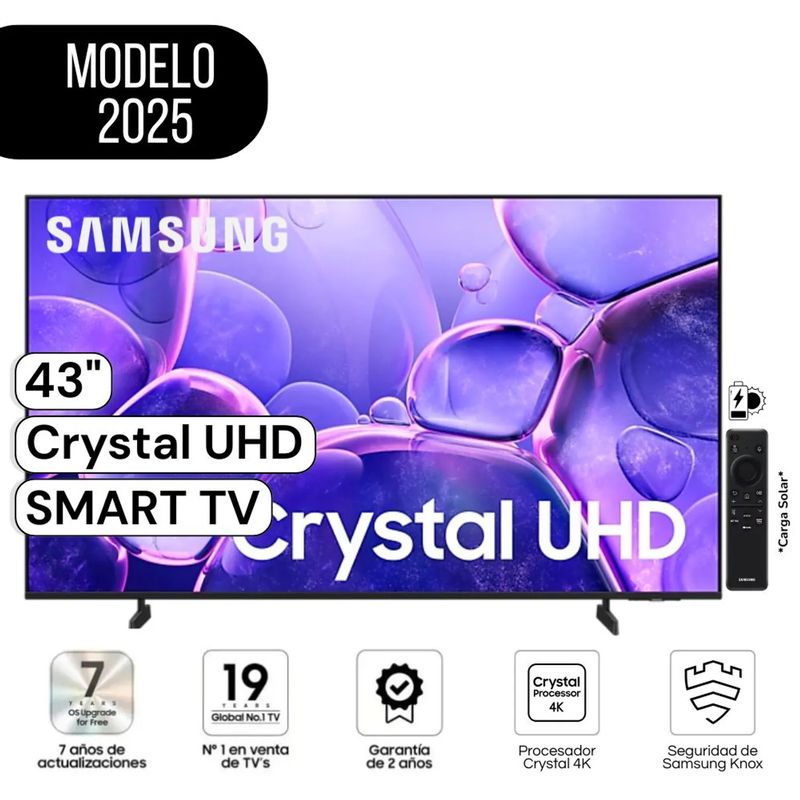 Samsung Smart TV Crystal UHD 43" U8000FD