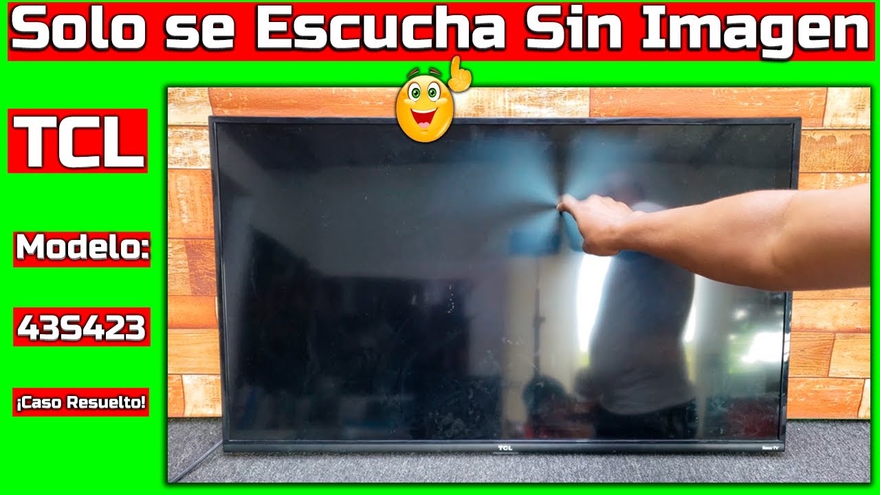TCL Google TV Modelo 55'' Pantalla Dañada en República Dominicana